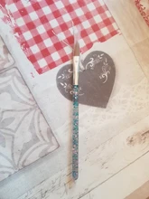 Pincel de Arte de uñas de cristal, herramienta de salón de manicura, esculpido de puntas, acrílico, UV, Gel Builder, pintura, punteado, 1 ud.