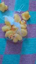 10 unids/lote 3,5*3,8 cm de los niños del bebé patos de goma juguetes de baño Baño habitación diversión con agua juego de recién nacido chico chica juguetes para los niños