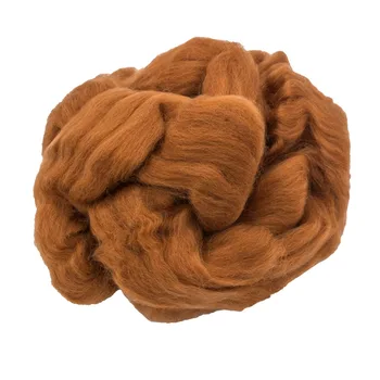

84313-2 ORCHIDEA Wool for felting, yellow, beige, 50g