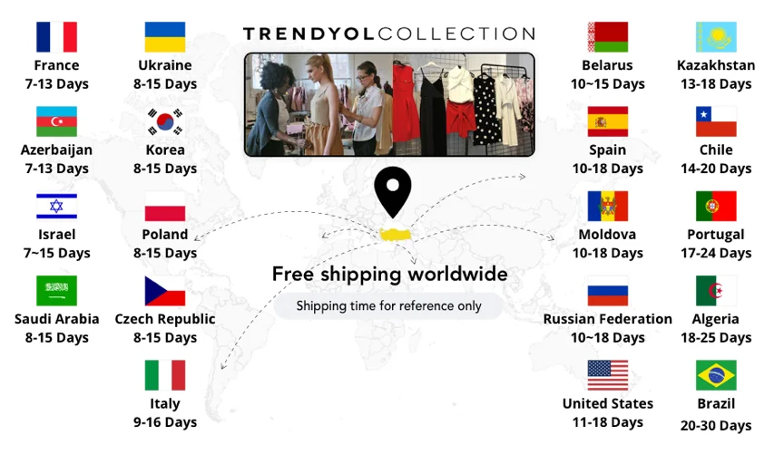 Trendyol темно-синие брюки Kemerli TWOAW20PL0146