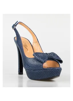 

Peep toe blue undercut natura