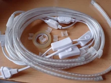 Led-Strip-Light Switch Garden Outdoor Flexible High-Brightness Waterproof 2835 220V 120leds/m