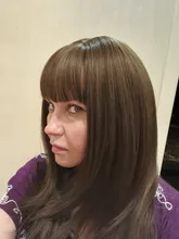 EASIHAIR-Peluca de BoBo marrón oscuro con flequillo, sintética, ondulada, de capa media, para mujeres negras, Cosplay, fiesta, resistente al calor, Natural