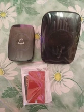 Timbre inalámbrico sin batería, luz led con enchufe europeo, resistente al agua, largo alcance de 300m, inteligente, 433mhz