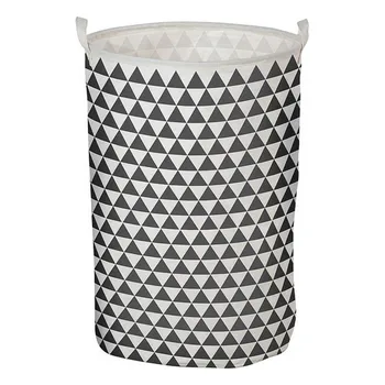 

Laundry basket Triangle White Grey 111119