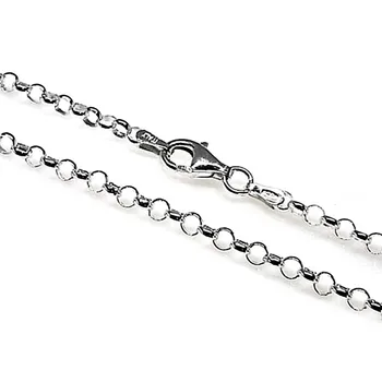 

Chain 925 sterling silver m rolo 40cm. Thread 0.45mm. [AB2542]