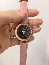 Reloj de pulsera informal de cuero para mujer, de cuarzo, con cielo estrellado, femenino