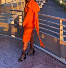 Dress Women Club Celebrity Bodycon Bandage Evening-Runway Long-Sleeve Midi Adyce New