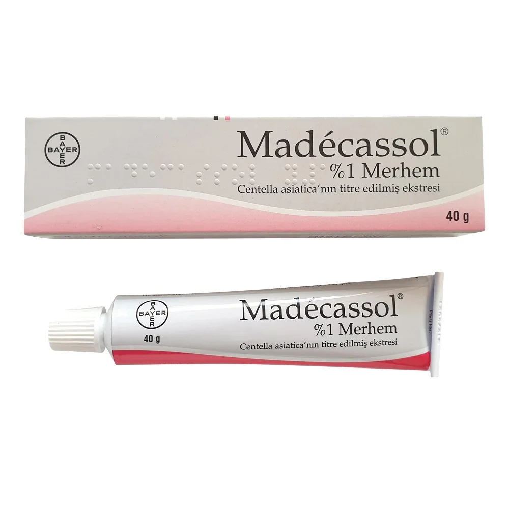 Крем Madecassol 1% 40 г используется для лечения травм от шрамов ожогов акне морщин |