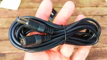 Universal 20ft/6 metros de longitud de Cable de extensión de 10M para la Seguridad Camera DC CCTV 12V adaptador de corriente de CC de 5,5x2,1mm macho