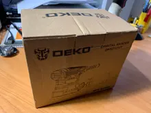 DEKO-LIJADORA ORBITAL Random DKSD125J1, 350W, con escape de polvo y depósito de polvo híbrido