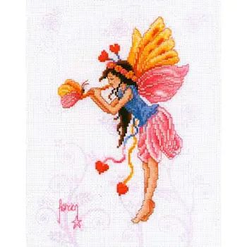 

2720-70205 vervaco magic fairy embroidery kit 22*29 cm