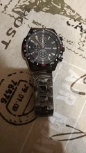 Belushi-Reloj de pulsera de lujo para hombre, cronógrafo de cuarzo, de acero inoxidable, Original