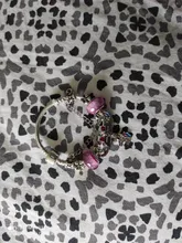 TOGORY Dropshipping. Exclusivo. Rosa preciosa, Colgante Animal perlas pulseras del encanto para las mujeres de estilo de dibujos animados finas pulseras niños niñas