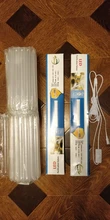 Juego completo de luces Led de cocina para debajo del armario, 220V, 110V, 10w, 20W, 30/50CM, para dormitorio y hogar