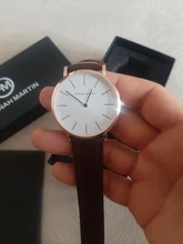 Hannah Martin-Reloj de pulsera para hombre, de cuarzo, resistente al agua, masculino