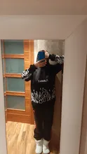 Sudadera con capucha de manga larga para mujer, ropa de verano con estampado harajuku de talla grande, estilo coreano