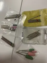 5/6/7 diamante uñas taladro mm broca para fresa conjunto cortadores de manicura del Piedra pedicura eléctrica Mill manicura máquina