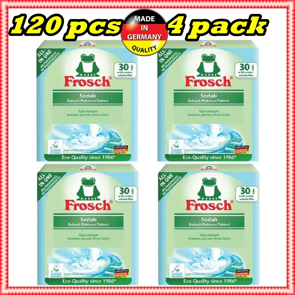 Frosch Eu Ecolabel Allinone Made In Germany Dishwasher Detergent Dish