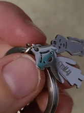 Vnox-Llavero de acero inoxidable personalizable con Nombre de mascota para niños, llavero de amor familiar personalizable para papá, mamá, familia, regalos DIY