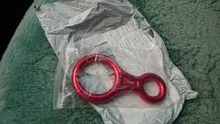 Anillo con figura de montañismo, descenso de escalada pequeño, equipo de descenso de 8 palabras para familia, accesorios de Camping al aire libre