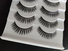 SEXYSHEEP-pestañas postizas de visón 3D, 5 pares, gruesas, naturales, hechas a mano, suaves, maquillaje, extensión de pestañas