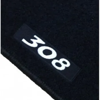 

Peugeot 308 3 or 5 door mats (2007 - 2013) custom Logo