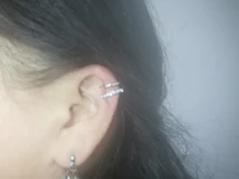 Yobest moda Punk Rock oído geométrica brazalete para las mujeres Vintage gemelos Unisex pendientes de Clip pendientes largos aretes pendientes sin perforar Declaración