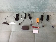 Eunavi 1set de Parktronic Kit de sensores de estacionamiento Led 4 6 8 sensores para todos los coches inversa asistencia Sistema de Control de Radar de marcha atrás