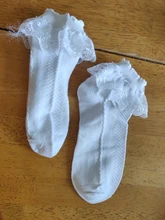 Calcetines de encaje finos para niños de 1 a 12 años, Primavera, Otoño, verano, malla, Princesa, para baile, calcetines para infantes