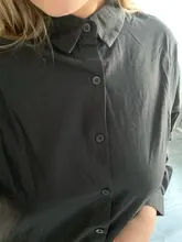 Sundress Long-Shirt Lapel-Neck Loose ZANZEA Vestido Casual Elegant Women Autumn Plus-Size