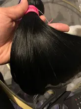 Extensiones de cabello humano liso brasileño, 1/3/4 Uds., extensiones de cabello Natural/negro azabache, extensiones de cabello humano Younsolo