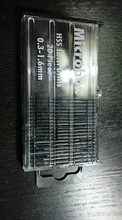 20 unids/set 0,3mm-1,6mm de acero de alta velocidad Set de puntas de taladro en espiral Micro HSS broca con el caso