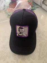 Gorra de malla con estampado de DRAGON BALL para hombre y mujer, Gorra de béisbol de algodón de malla con estampado de DRAGON BALL, Snapback, Hip Hop, unisex