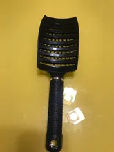 Peine para masaje del cuero cabelludo para mujer, 7 colores, cerdas de nailon, cepillo de pelo rizado húmedo, cepillo de pelo para salón, herramientas de estilo de peluquería