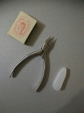 MR.GREEN-cortauñas superafilada de acero inoxidable, alta calidad, para cutículas, uñas postizas, pedicura