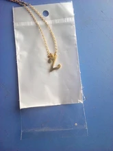 DOTIFI para las mujeres A-Z alfabeto carta colgante collares personalización collar de acero inoxidable Glamour joyas