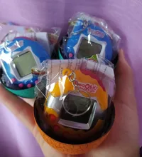 Vaso de dinosaurio en forma de huevo para mascota electrónica, Tamagotchis electrónico de juguete, multicolor, Virtual, ciber Digital, regalo de Navidad