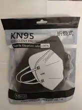 Mascarilla facial FFP2 KN95, máscara fp2 con filtro PM2.5 200 en blanco y negro, antipolvo, 5-95% Uds., estándar de la UE, envío rápido