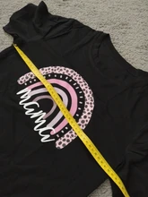 Camiseta a juego con estampado de Arco Iris para madre e hija, camiseta de manga corta con apariencia familiar, ropa de madre e hija, 1 unidad
