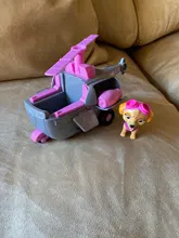 Figuras de acción de la patrulla canina para niños, vehículo de helicóptero Skye con figura coleccionable Apollo Tracker, incluye Boxs Ryder Scroll, regalos de juguete