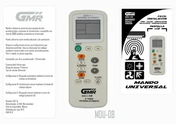 

Remote control MDU-08