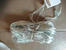 Curtain Garland Fairy-String-Light Led Net Mesh Window Christmas Wedding Party 2x2m 3x2m