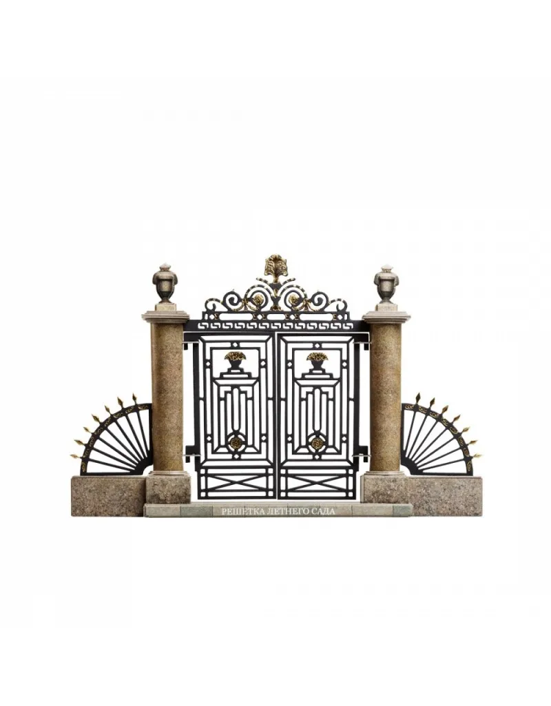 City in miniature lattice summer garden team model of cardboard puzzle 3D umbum |