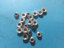 Tuercas hexagonales 20 piezas DIN6923, M3, M4, M5, M6, M8, 304, de acero inoxidable, bloqueo de deslizamiento, HW015