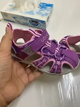 UOVO-zapatos de moda para niños y niñas, sandalias de playa con recortes de gancho y bucle, talla #26-36, 2021