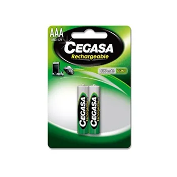 

Rechargeable Batteries Cegasa HR03 800 mAh (2 uds)