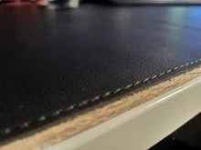 Alfombrilla de ratón grande para Gamer, tapete de escritorio de ante de cuero PU impermeable, alfombra para ratón teclado, Protector de mesa para Juegos de oficina