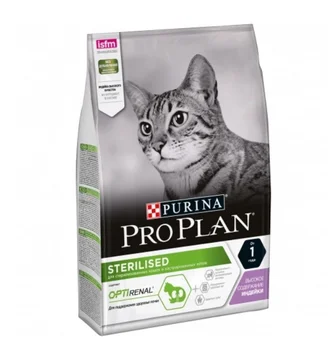 

Pro Plan Sterilised для кастрированных котов и стерилизованных кошек, Cat food, for cats, 3 кг