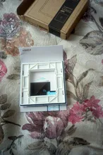 Livolo – Panel de cristal para interruptor de pared. VL-C7-SR-11, Panel de cristal blanco perla de 80mm * 80mm, estándar europeo